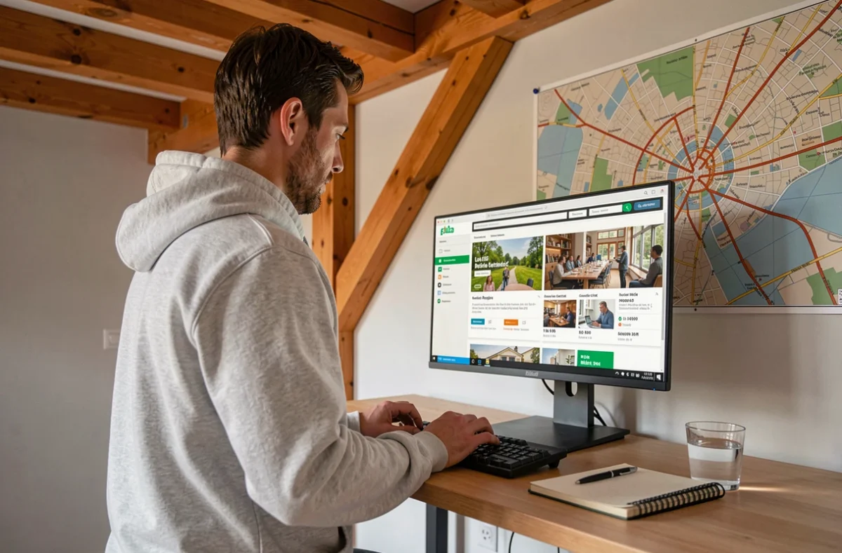 Développeur web d'Elixir Web travaillant sur la création d'un site et le référencement local pour une entreprise régionale