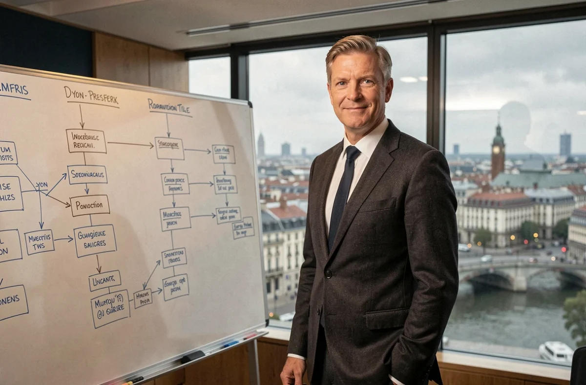 Consultant senior Korn Ferry présentant une stratégie de recrutement exécutif à Lyon