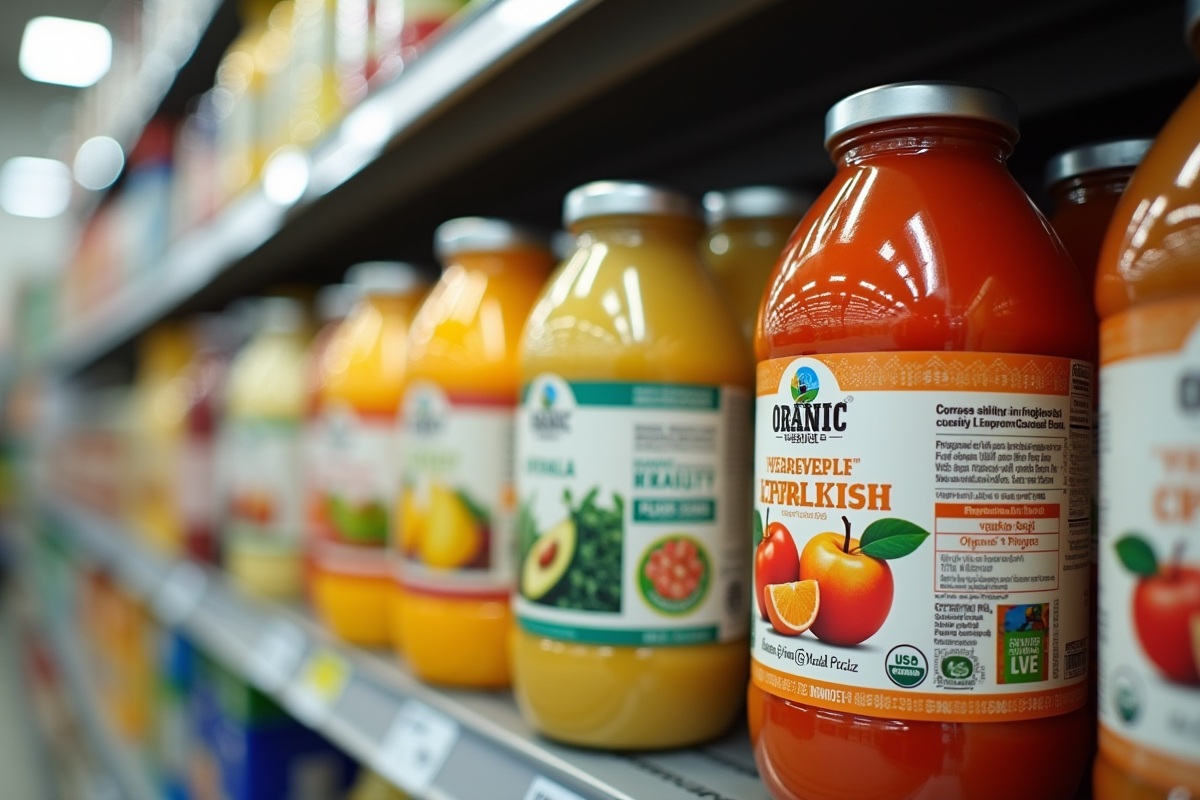 Produits avec labels bio commerce équitable et qualité en rayon
